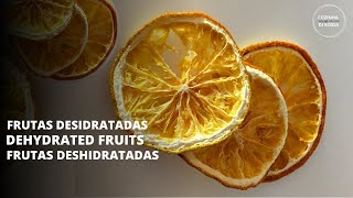 COMO FAZER FRUTAS DESIDRATADAS MAÇÃ PERA LARANJA E LIMÃO [upl. by Aicilet]