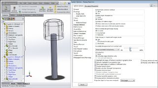 Solidworks Assembly Transparancy Settings [upl. by Halverson]