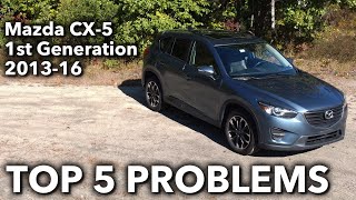 Top 5 Problems Mazda CX5 SUV 1st Generation 201316 [upl. by Nyleak]