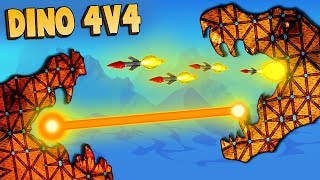 FORTS Comes ALIVE 4v4 MASSIVE Battles Forts Multiplayer Gameplay NEW Update [upl. by Ellehcar]