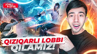 QIZIQARLI LOBBI QILAMIZ STRIM 🔥 PUBG MOBILE [upl. by Eniruam]