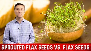 Sprouted Flax Seeds vs Flax Seeds Explained By Dr Berg [upl. by Zacharie607]