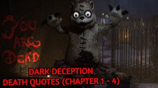 Dark Deception  Death Quotes Chapter 1  4 [upl. by Nalod]