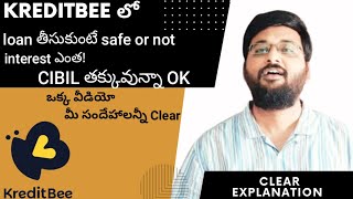 kreditbee మంచిదా  kreditbee explained  CIBIL Score [upl. by Christensen684]