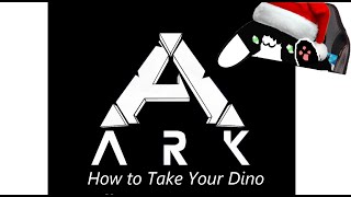 How To Take Your Dino Off Your Shoulder  Ark Survival PC [upl. by Anadroj]