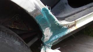 How to repair a large rusted out area on your vehicle [upl. by Kannan]