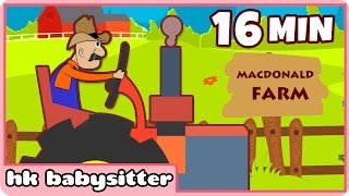 Old MacDonald Had A Farm and Many More Nursery Rhymes for Children  Kids Songs [upl. by Allbee]