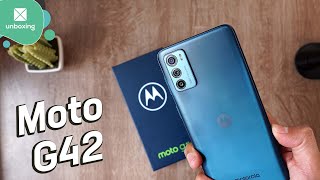 Motorola Moto G42  Unboxing en español [upl. by Sonitnatsnok719]