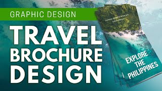 Travel Brochure Design Concept Timelapse SJ Digital Lab [upl. by Nally]