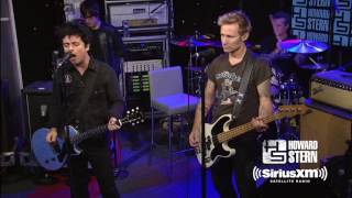 Green Day quotHolidayquot Live on the Howard Stern Show [upl. by Mariam]