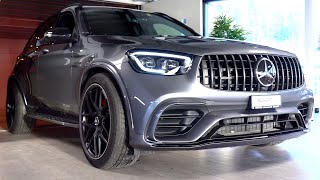 2021 Mercedes AMG GLC 63 RARE  Most Exclusive Full Review Interior Exterior Sound [upl. by Ennovyhc]