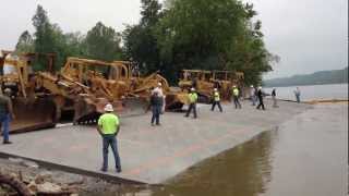 Rising Sun IN Boat Ramp slab push [upl. by Tamas]