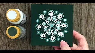 Beginners  EASY  Dot mandala  step by step  Full Tutorial  41 [upl. by Chemar]