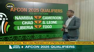 Fixtures of the AFCON 2025 qualifiers [upl. by Eicyal]