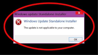 How To Fix The Update Is Not Applicable To Your Computer Windows 1087 [upl. by Nowahs]