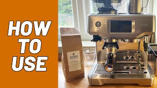 How to Use The Sage Barista Touch Coffee Machine amp 3 Top Tips [upl. by Haduhey563]