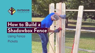 How to Build a Shadowbox Fence [upl. by Gronseth]