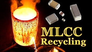 💠Palladium Silver and Gold recovery from MLCC Monolithic Ceramic Capacitors💠PART2 [upl. by Ennairej]