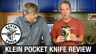 Klein Electricians Pocket Knife Review [upl. by Louanna663]