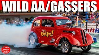 Ohio Outlaw AA Gassers Drag Racing Night Under Fire [upl. by Ulphiah]