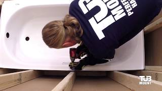 How to install an alcove bathtub 8008152062 [upl. by Broek]