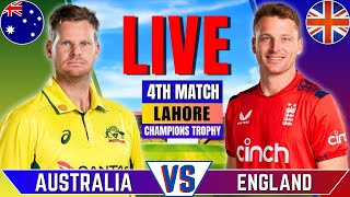 Australia vs England Champions Trophy 2025  Live Cricket Match Today  AUS vs ENG  Last 10 Overs [upl. by Zolly]