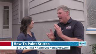 How to Paint Stucco [upl. by Oninotna195]