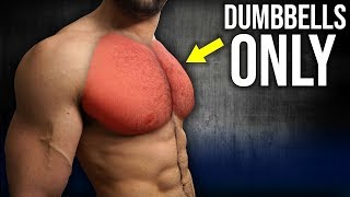 5min Home CHEST Workout DUMBBELLS ONLY  NO BENCH [upl. by Ciaphus758]