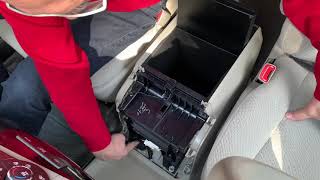 Lose The Console How to Remove the Center Console in a Toyota Sienna [upl. by Comfort76]