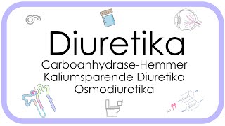 Diuretika  Pharmakologie Carboanhydrase Hemmer Kaliumsparende Diuretika Osmodiuretika [upl. by Bates]