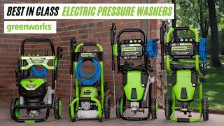 Best In Class Electric Pressure Washers From Greenworks [upl. by Tai471]