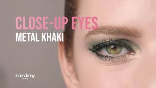 SISLEY PARIS  Metal Khaki Eye Look Tutorial [upl. by Erdnaid]