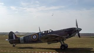 Spitfire MkV take off and flyby [upl. by Alix210]