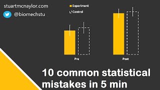 Ten Statistical Mistakes in 5 Min [upl. by Kariotta]