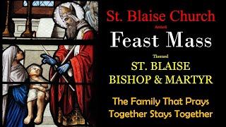 ST BLAISE CHURCH FEAST MASS  St Blaise Church [upl. by Aihsenat]