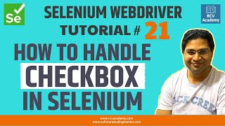 Selenium WebDriver Tutorial 21  How to Handle Checkbox in Selenium [upl. by Aserahs488]