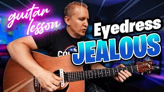 Eyedress  Jealous  Guitar Tutorial [upl. by Oika]