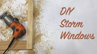 DIY Storm Windows [upl. by Akyeluz53]