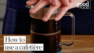 How to use a cafetière [upl. by Yecniuq]