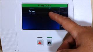 How to Add Delete or change user codes on your Honeywell Lynx Touch L5200 Alarm System [upl. by Rhynd]