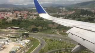 Tegucigalpa Honduras Airport Toncontin Landing [upl. by Leuqer]