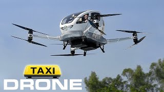 EHANG 184  The Worlds First Passenger Taxi Drone [upl. by Yentirb]