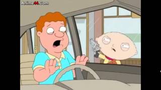 Family Guy Funny Stewie carjacking a car [upl. by Lesli819]