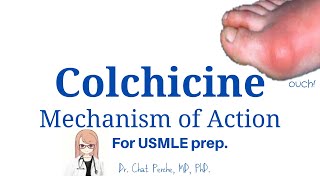 Understanding Colchicine Mechanism Study Breakdown 【USMLE Pharmacology】 [upl. by Anehsak]