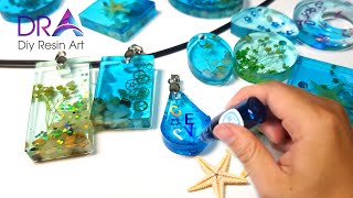 Beginners  Easy making Epoxy Resin jewelry  RESIN ART [upl. by Torrance]