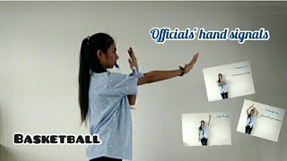 Basketball Officials Hand Signals How To Officiate Basketball [upl. by Gratianna]