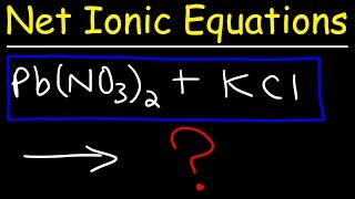 How To Write Net Ionic Equations In Chemistry  A Simple Method [upl. by Tiffanle]