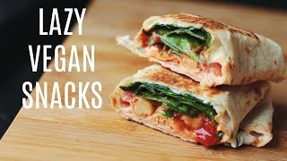 Super Lazy Vegan Snack Ideas  healthy  easy [upl. by Isacco3]