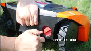 Yard Force  Compact Robotic Lawnmower  Installation UK [upl. by Nadual]