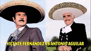 VICENTE FERNANDEZ VS ANTONIO AGUILAR Exitos [upl. by Hales]